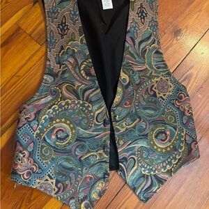 Colorful Paisley Vest